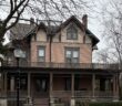 The A.A. Smith house is a three-story colorful Victorian home. It sits on a Naperville neighborhood corner.